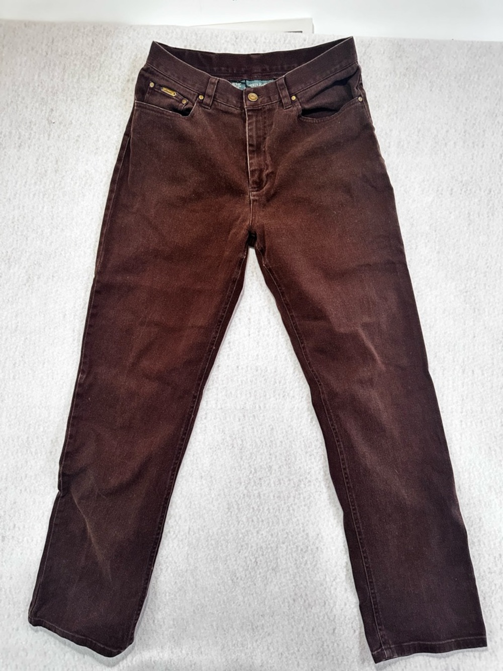 Women’s Ralph Lauren Classic Straight-Leg Jeans Sz 8